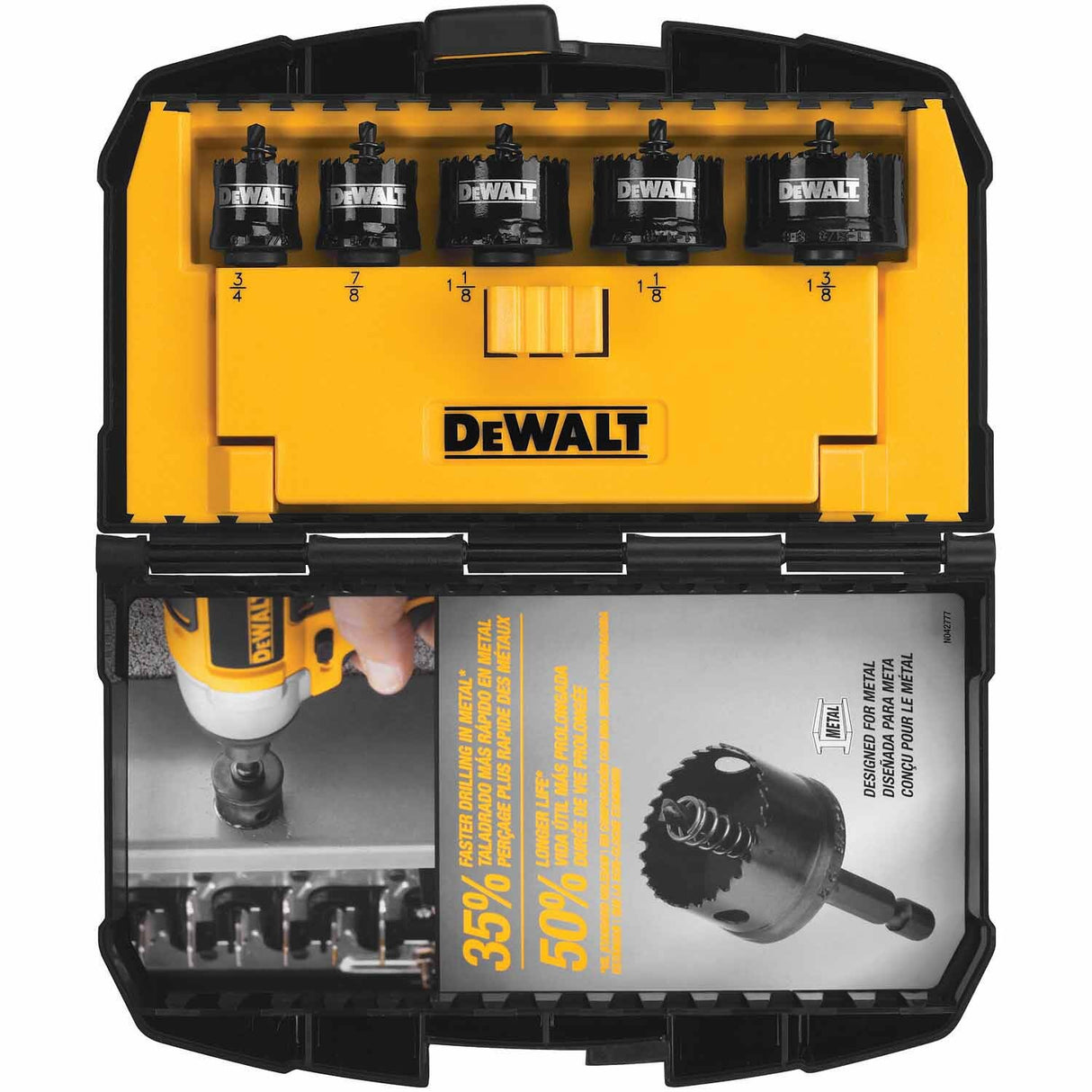 Sell your used Dewalt tools – Get cash for DeWalt D1800IR5 5 Piece Impact Ready Hole Saw Set at WeBuyTool.com
