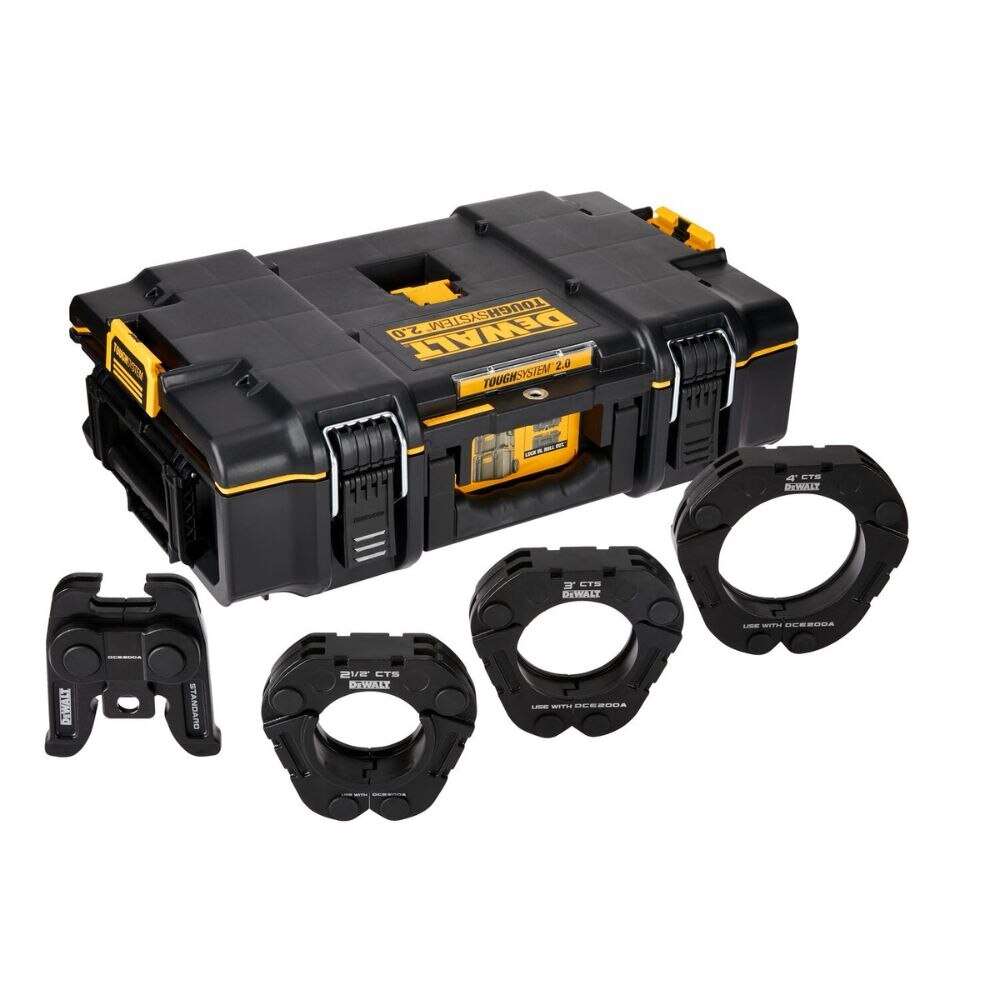 Sell your used Dewalt tools – Get cash for DEWALT DCE201K 2-1/2 in. to 4 in. Standard CTS Press Rings and Actuator Kit at WeBuyTool.com