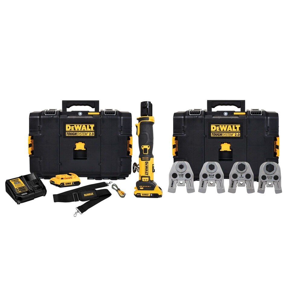 Sell your used Dewalt tools – Get cash for DeWalt DCE210D2K 20V 1/2" - 1-1/4" Compact Press Tool Kit at WeBuyTool.com