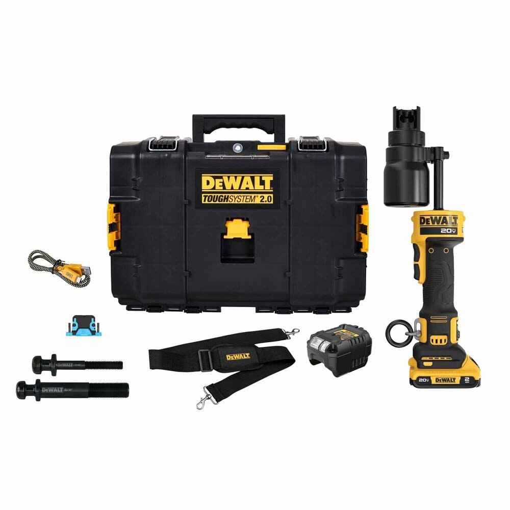Sell your used Dewalt tools – Get cash for DeWalt DCE600D1 20V MAX Hydraulic Knockout Tool Kit at WeBuyTool.com
