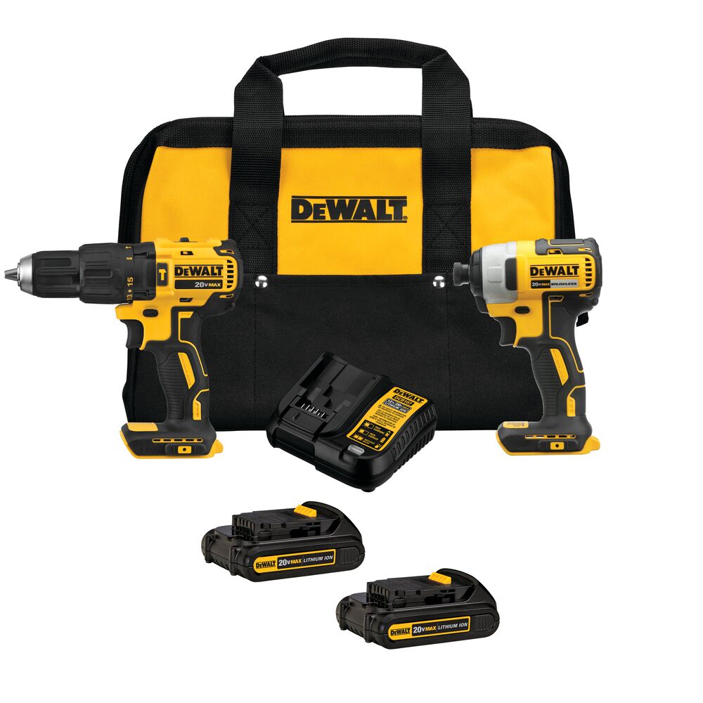 Sell your used Dewalt tools – Get cash for DeWalt DCK276C2 20V MAX Brushless Cordless 1/2 in. Hammer Drill/Driver and 1/4 in. Impact Driver Kit at WeBuyTool.com