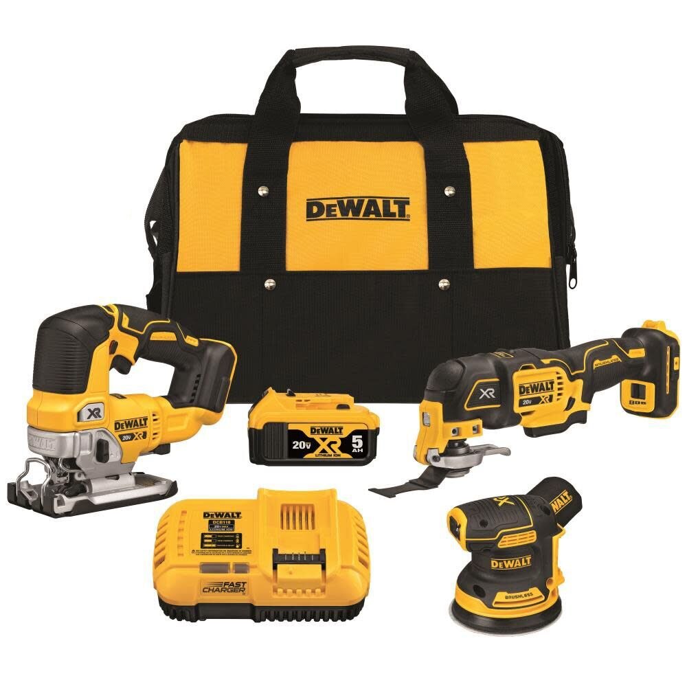 Sell your used Dewalt tools – Get cash for DeWalt DCK300P1 20V Max XR 3-Tool Woodworking Brushless Kit at WeBuyTool.com