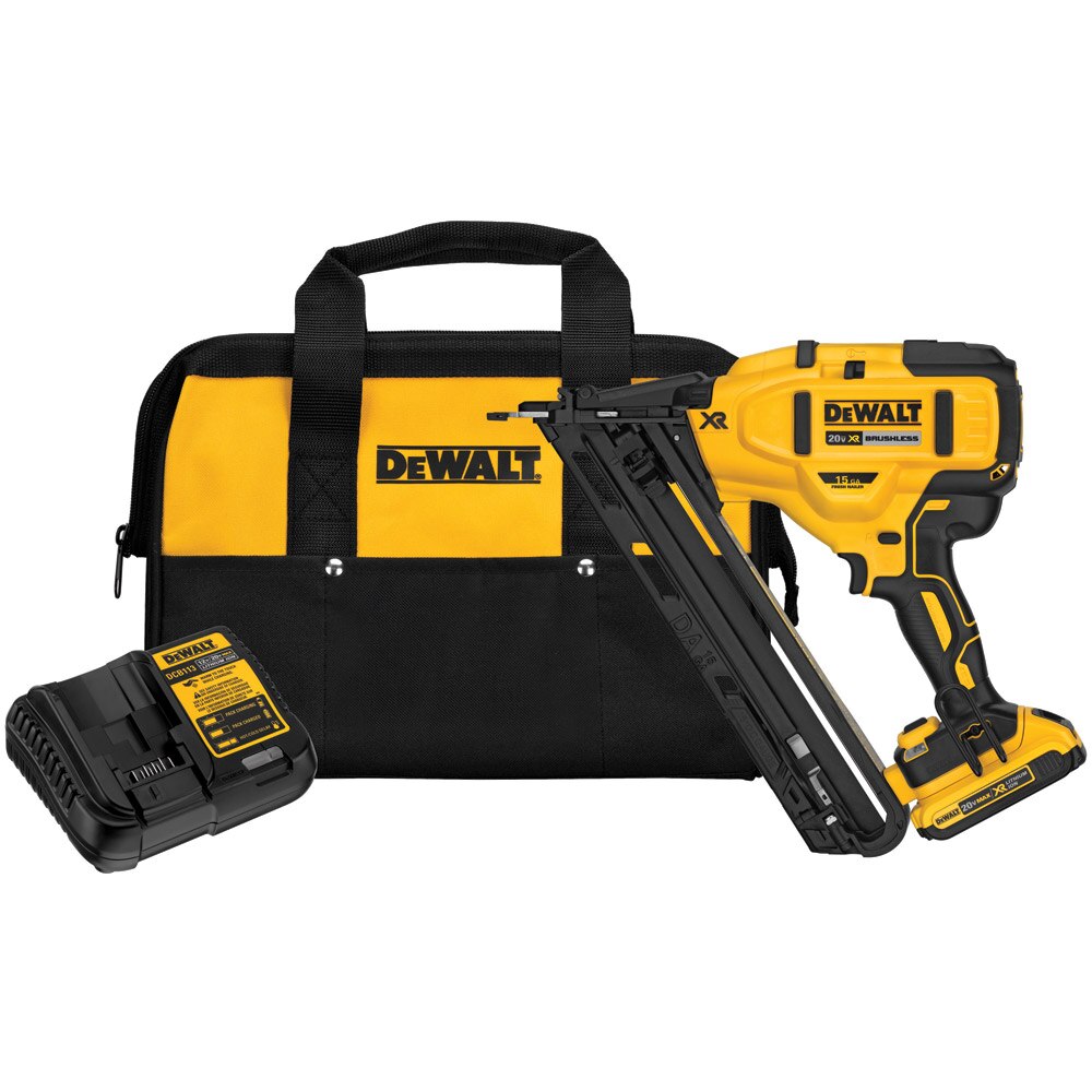 Sell your used Dewalt tools – Get cash for DeWalt DCN650D1 20V MAX XR 15 GA Angled Finish Nailer - Kit at WeBuyTool.com