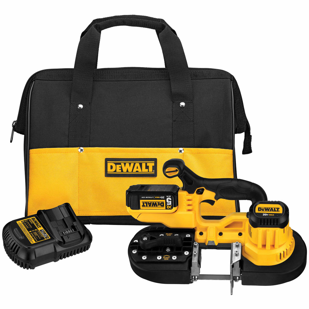 Sell your used Dewalt tools – Get cash for Dewalt DCS371P1 20V MAX Bandsaw Kit (5.0Ah) at WeBuyTool.com