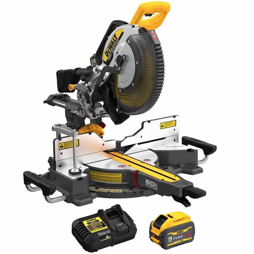 Sell your used Dewalt tools – Get cash for DeWalt DCS781X1 60V MAX Brushless Cordless 12in. Double Bevel Sliding Miter Saw Kit at WeBuyTool.com