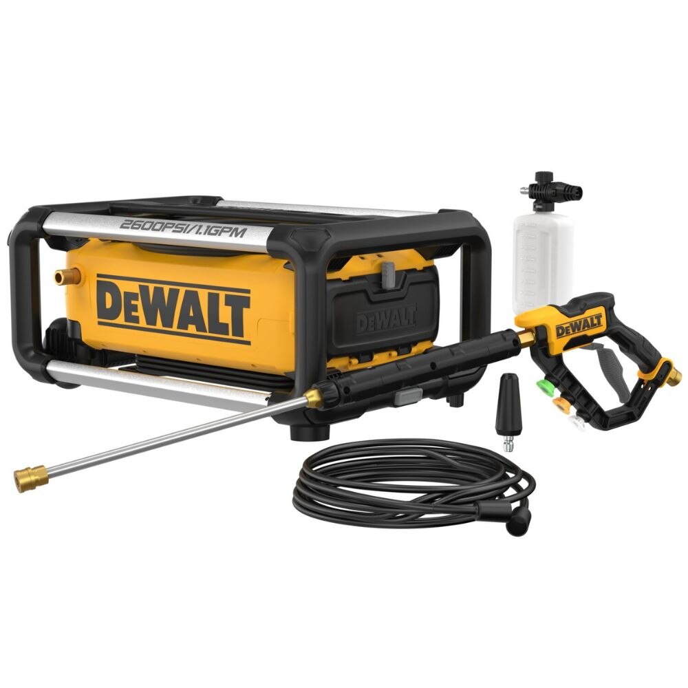 Sell your used Dewalt tools – Get cash for DeWalt DWPW2600 DEWALT 13 Amp Jobsite Electric Cold Water Pressure Washer at WeBuyTool.com
