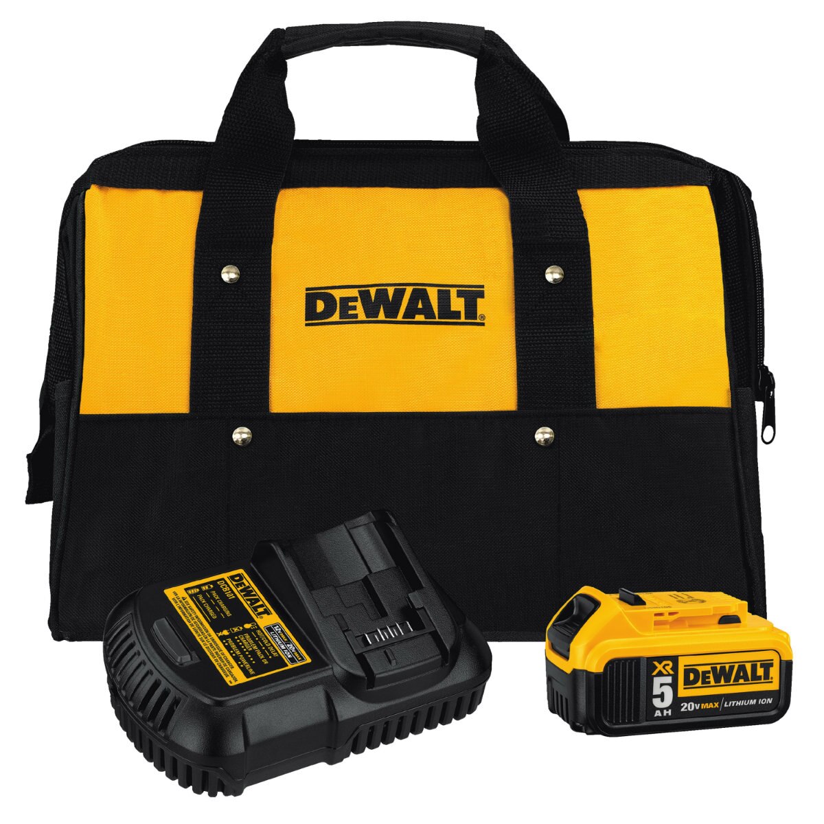 Sell your used Dewalt tools – Get cash for DeWalt DCB205CK 20V MAX 5.0Ah Battery Charger Kit with Bag at WeBuyTool.com
