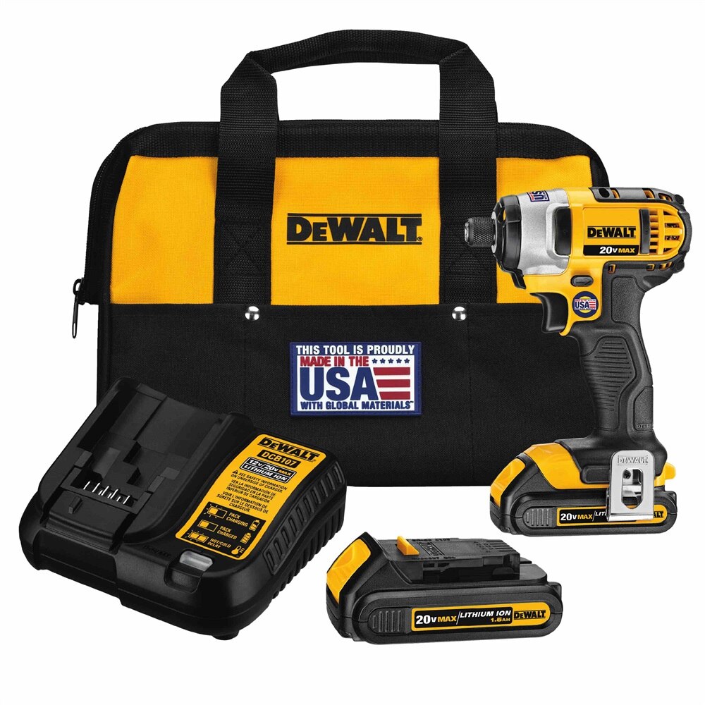Sell your used Dewalt tools – Get cash for DeWalt DCF885C2 20V MAX Lithium Ion 1/4" Impact Driver Kit (1.5Ah) at WeBuyTool.com