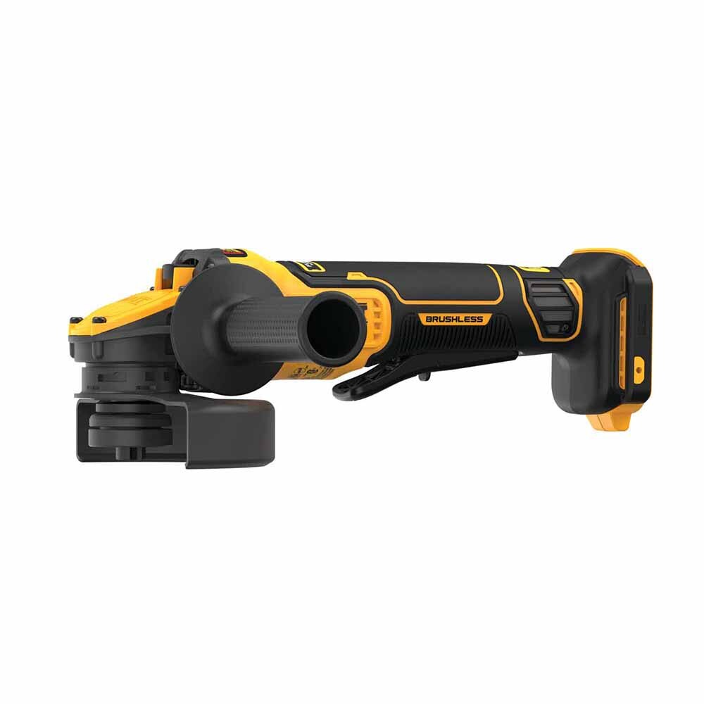Sell your used Dewalt tools – Get cash for DeWalt DCG416B 20V MAX FLEXVOLT 4-1/2"-5" Paddle Switch Small Angle Grinder at WeBuyTool.com