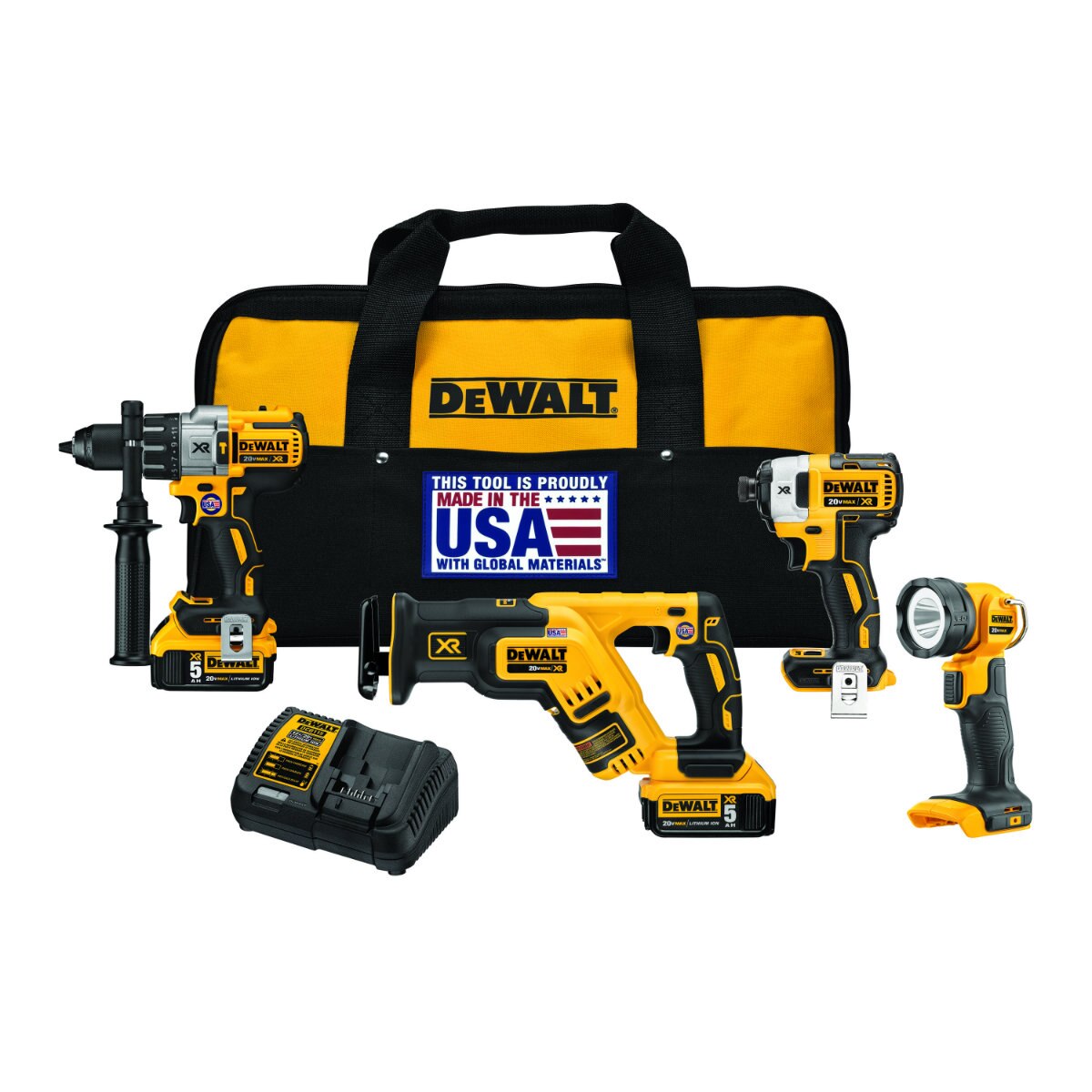 Sell your used Dewalt tools – Get cash for DeWalt DCK494P2 20V MAX* XR Lithium Ion 4-Tool Combo Kit at WeBuyTool.com
