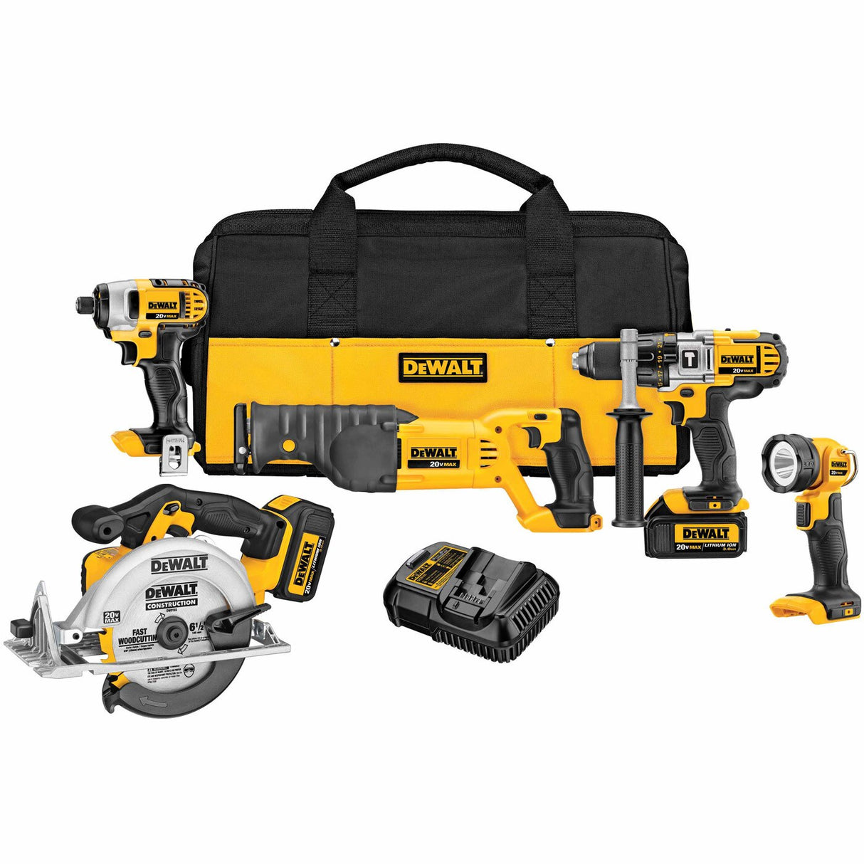 Sell your used Dewalt tools – Get cash for DeWalt DCK592L2 20V MAX Premium 5-Tool Combo Kit at WeBuyTool.com