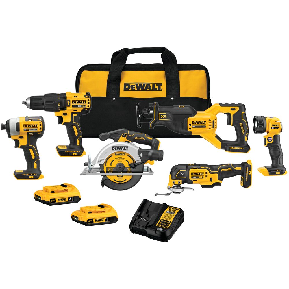 Sell your used Dewalt tools – Get cash for DeWalt DCK675D2 20V MAX* Brushless Cordless 6-Tool Combo Kit at WeBuyTool.com