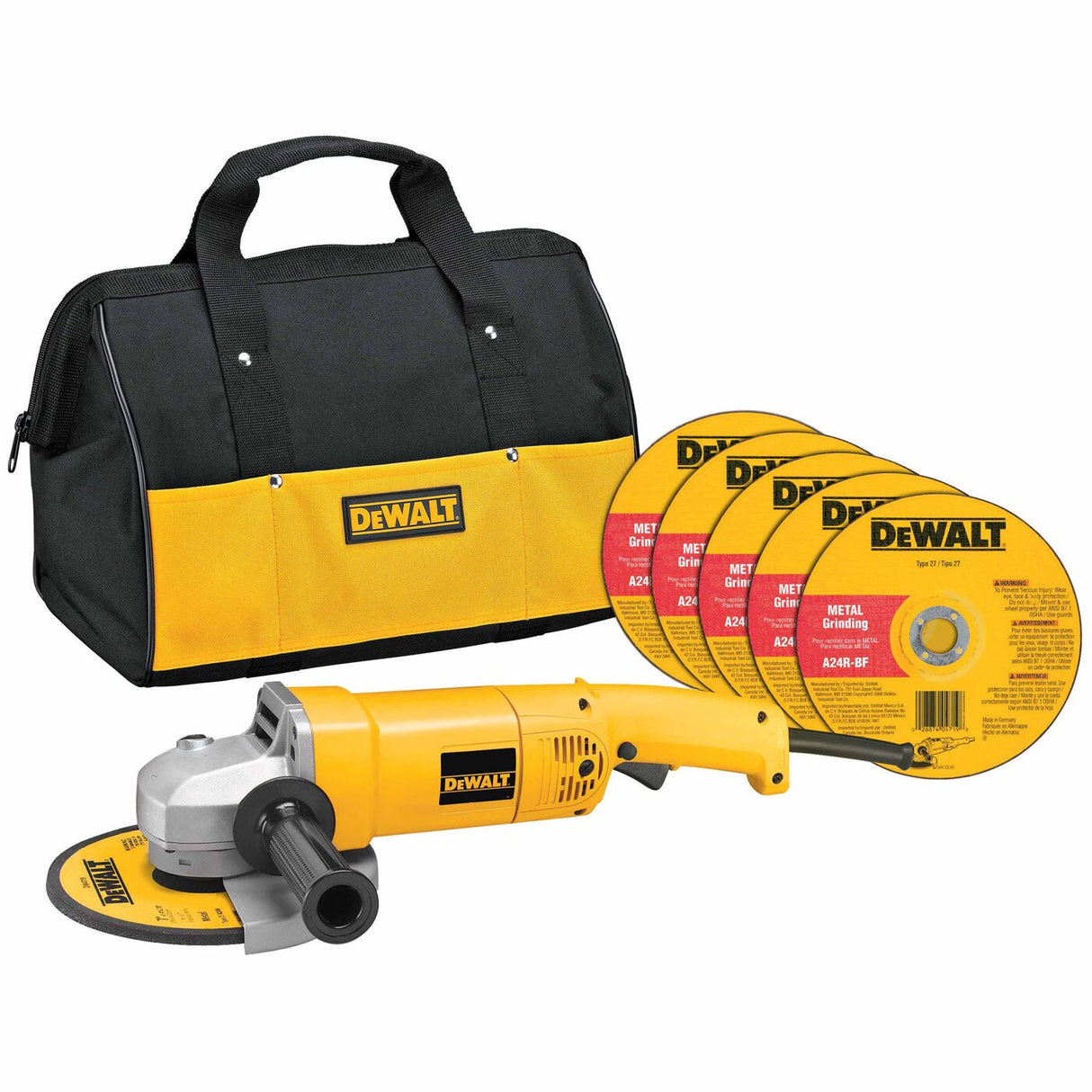 Sell your used Dewalt tools – Get cash for DeWalt DW840K 7" Medium Angle Grinder Kit at WeBuyTool.com