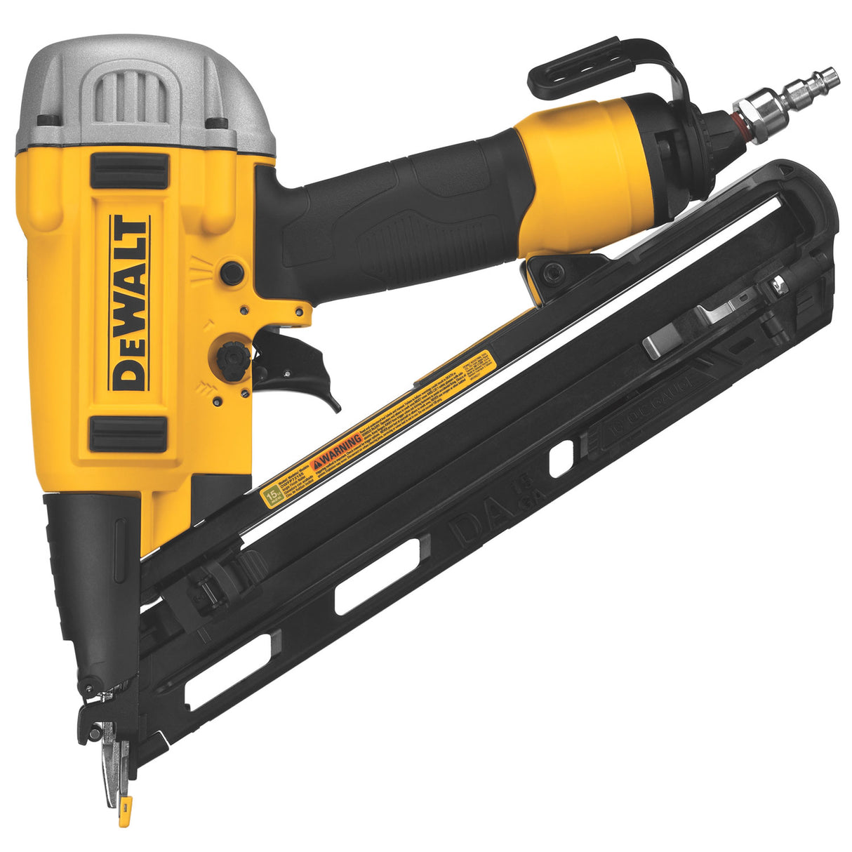 Sell your used Dewalt tools – Get cash for DeWalt DWFP72155 15 GA Precision Point DA Style Angle Finish Nailer at WeBuyTool.com