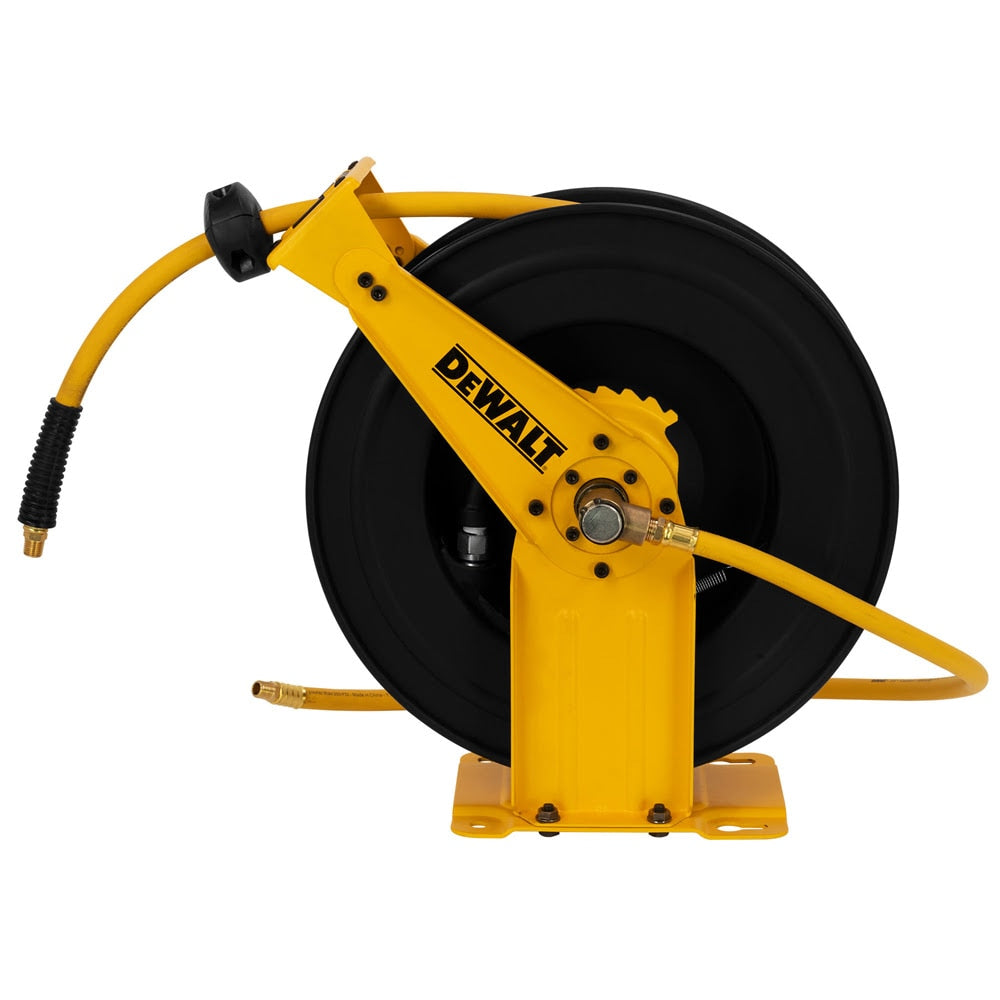 Sell your used Dewalt tools – Get cash for DXCM024-0343 3/8" x 50' Double Arm Auto Retracting Air Hose Reel at WeBuyTool.com