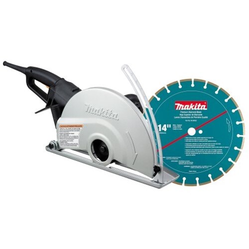 Sell your used Makita tools – Get cash for Makita 4114X 14" Electric Angle Cutter, AC/DC, case w/ 14" Diamond Blade at WeBuyTool.com