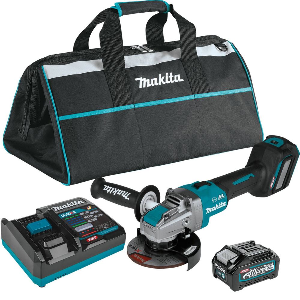 Sell your used Makita tools – Get cash for Makita GAG11M1 40V max XGT Brushless Cordless 4-1/2" / 5" X-LOCK Angle Grinder Kit, with Electric Brake, AWS Capable (4.0Ah) at WeBuyTool.com