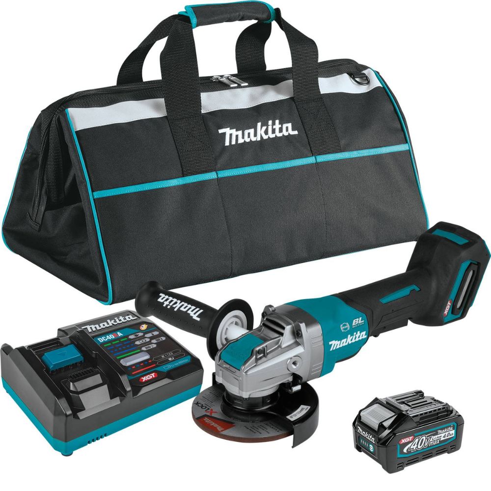 Sell your used Makita tools – Get cash for Makita GAG13M1 40V max XGT Brushless Cordless 4-1/2" / 5" X-LOCK Paddle Switch Angle Grinder Kit, with Electric Brake (4.0Ah) at WeBuyTool.com