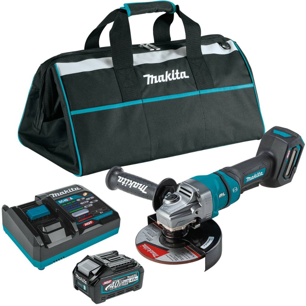 Sell your used Makita tools – Get cash for Makita GAG14M1 40V max XGT Brushless Cordless 4-1/2" / 6" Paddle Switch Angle Grinder Kit, with Electric Brake (4.0Ah) at WeBuyTool.com