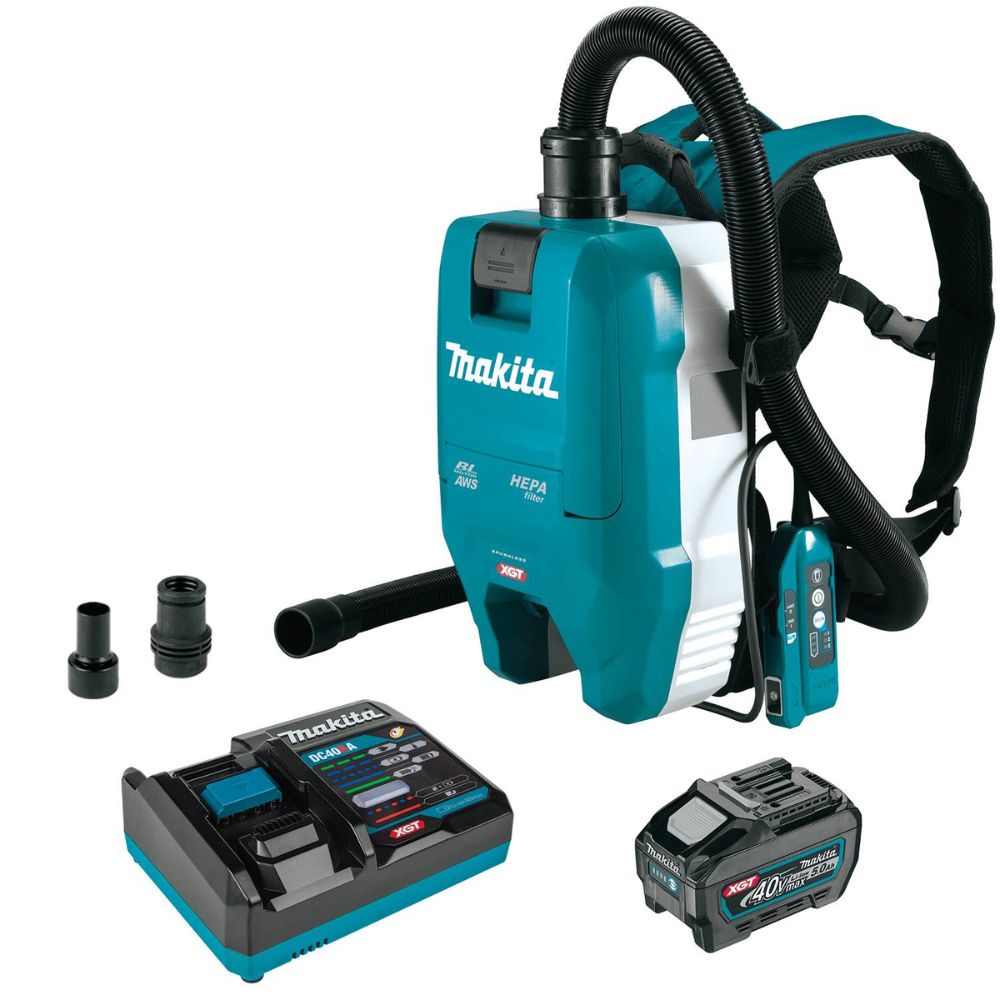 Sell your used Makita tools – Get cash for Makita GCV06T1 40V max XGT Brushless Cordless 1/2 Gallon HEPA Filter Backpack Dry Dust Extractor Kit, AWS Capable, with one battery (5.0Ah) at WeBuyTool.com