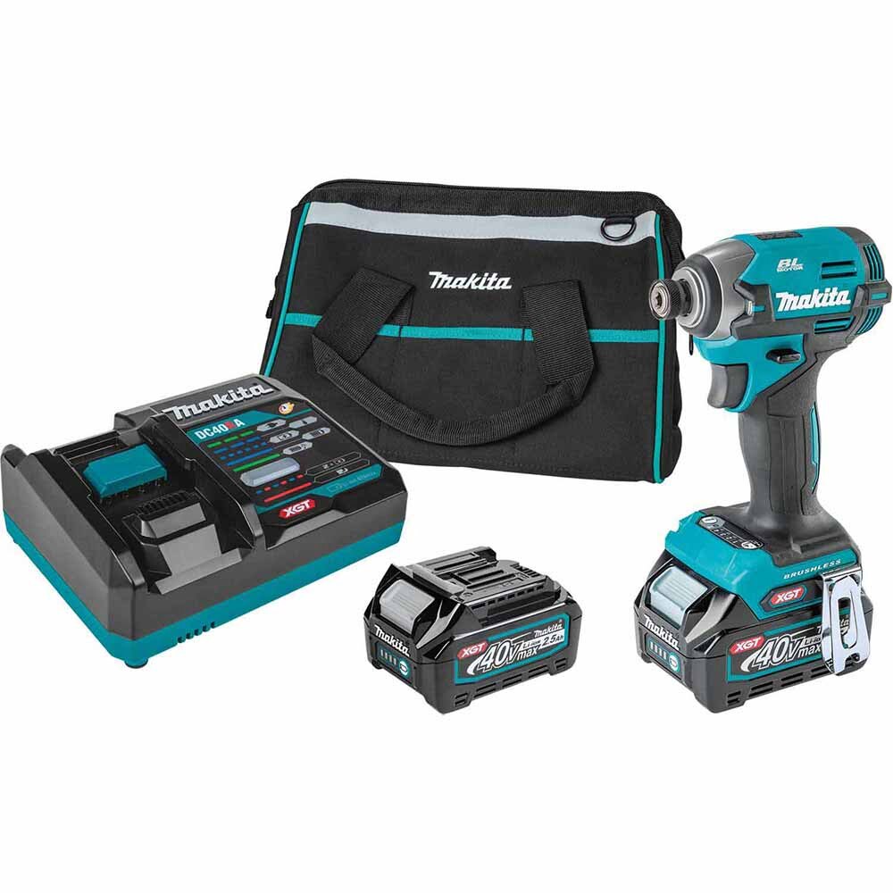 Sell your used Makita tools – Get cash for Makita GDT02D 40V max XGT Brushless Cordless 4-Speed Impact Driver Kit (2.5Ah) at WeBuyTool.com