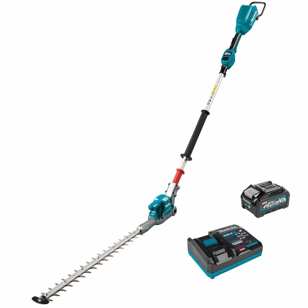 Sell your used Makita tools – Get cash for Makita GNU01M1 40V max XGT Brushless Cordless 24" Articulating Pole Hedge Trimmer Kit (4.0Ah) at WeBuyTool.com