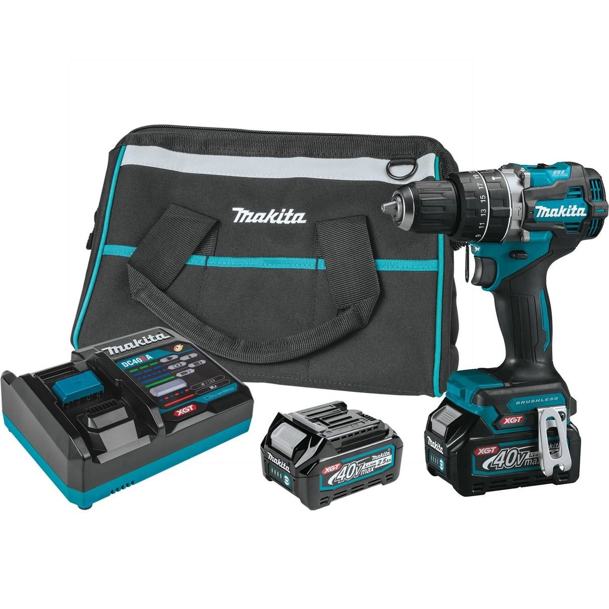 Sell your used Makita tools – Get cash for Makita GPH02D 40V max XGT® Compact 1/2" Hammer Driver-Drill Kit (2.5Ah) at WeBuyTool.com