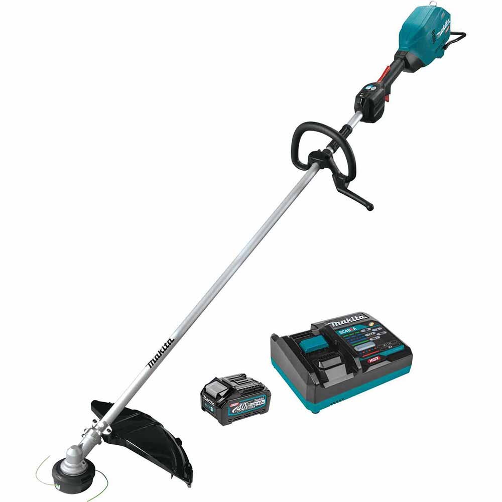 Sell your used Makita tools – Get cash for Makita GRU03M1 40V max XGT Brushless Cordless 17" String Trimmer Kit (4.0Ah) at WeBuyTool.com