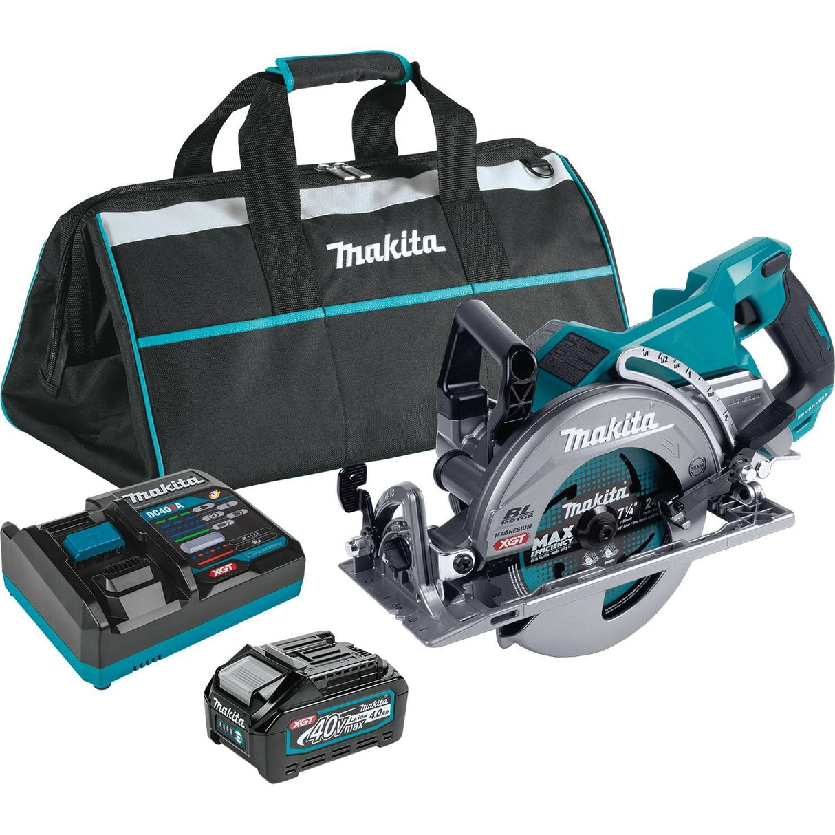 Sell your used Makita tools – Get cash for Makita GSR01M1 40V max XGT® Rear Handle 7-1/4” Circular Saw Kit, 4.0 Ah at WeBuyTool.com