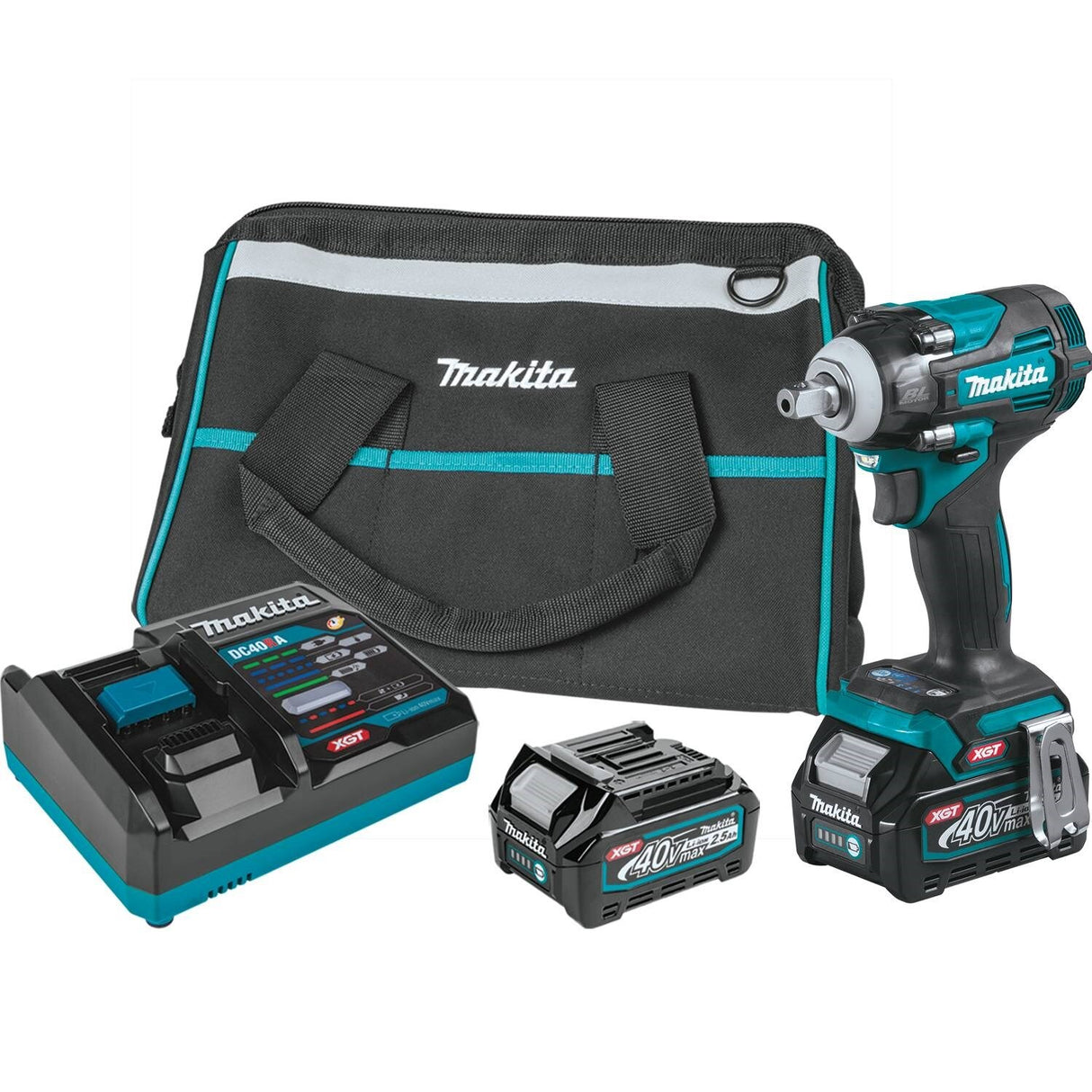 Sell your used Makita tools – Get cash for Makita GWT05D 40V max XGT® Impact Wrench Kit w/ Detent Anvil (2.5Ah) at WeBuyTool.com