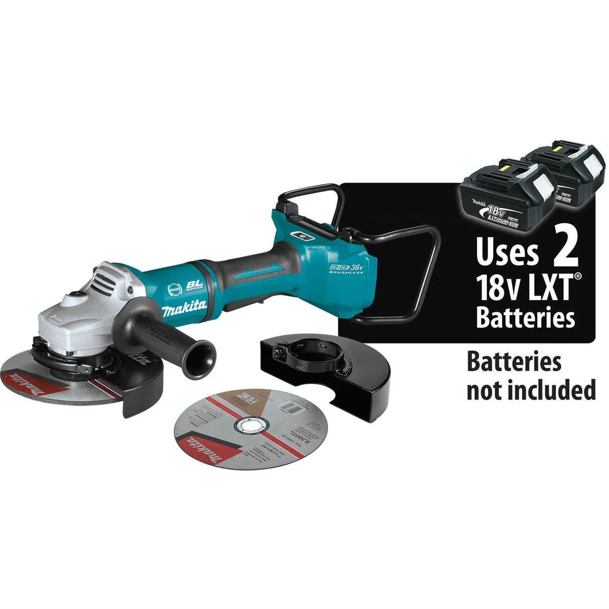 Sell your used Makita tools – Get cash for Makita XAG22ZU1 18V X2 LXT (36V) Brushless 7" Cut-Off/Angle Grinder, w/ AWS at WeBuyTool.com