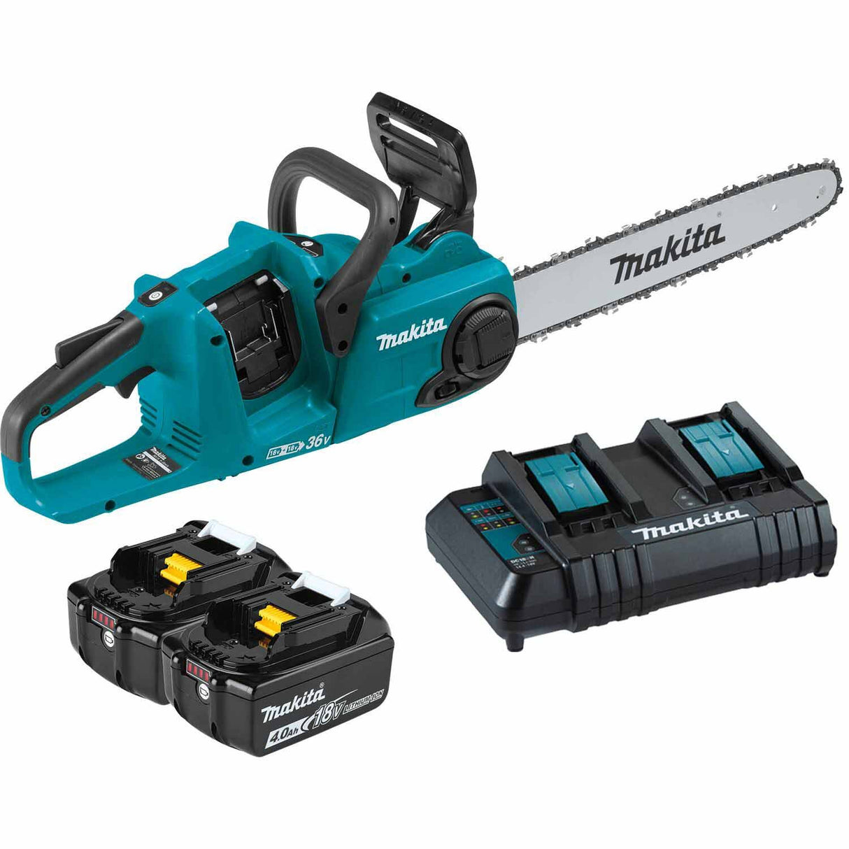 Sell your used Makita tools – Get cash for Makita XCU04CM 36V (18V X2) LXT 16" Chain Saw Kit at WeBuyTool.com