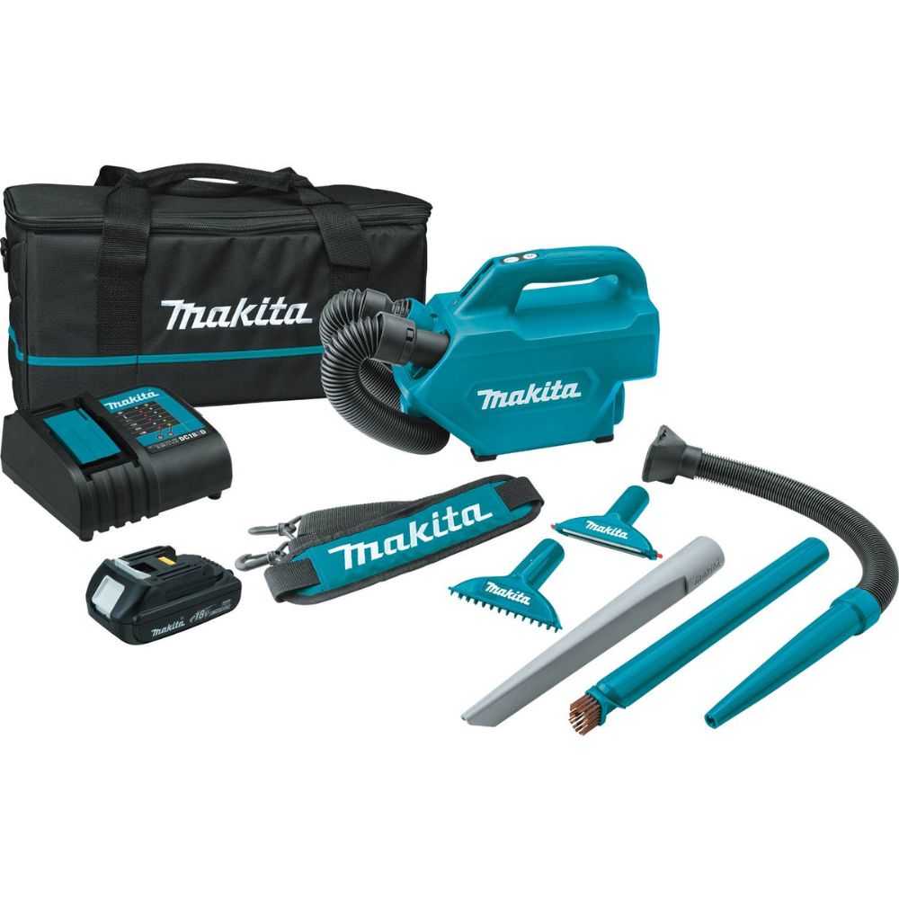Sell your used Makita tools – Get cash for Makita XLC07SY1 18V LXT Lithium-Ion Compact Handheld Canister Vacuum Kit, with one battery (1.5Ah) at WeBuyTool.com