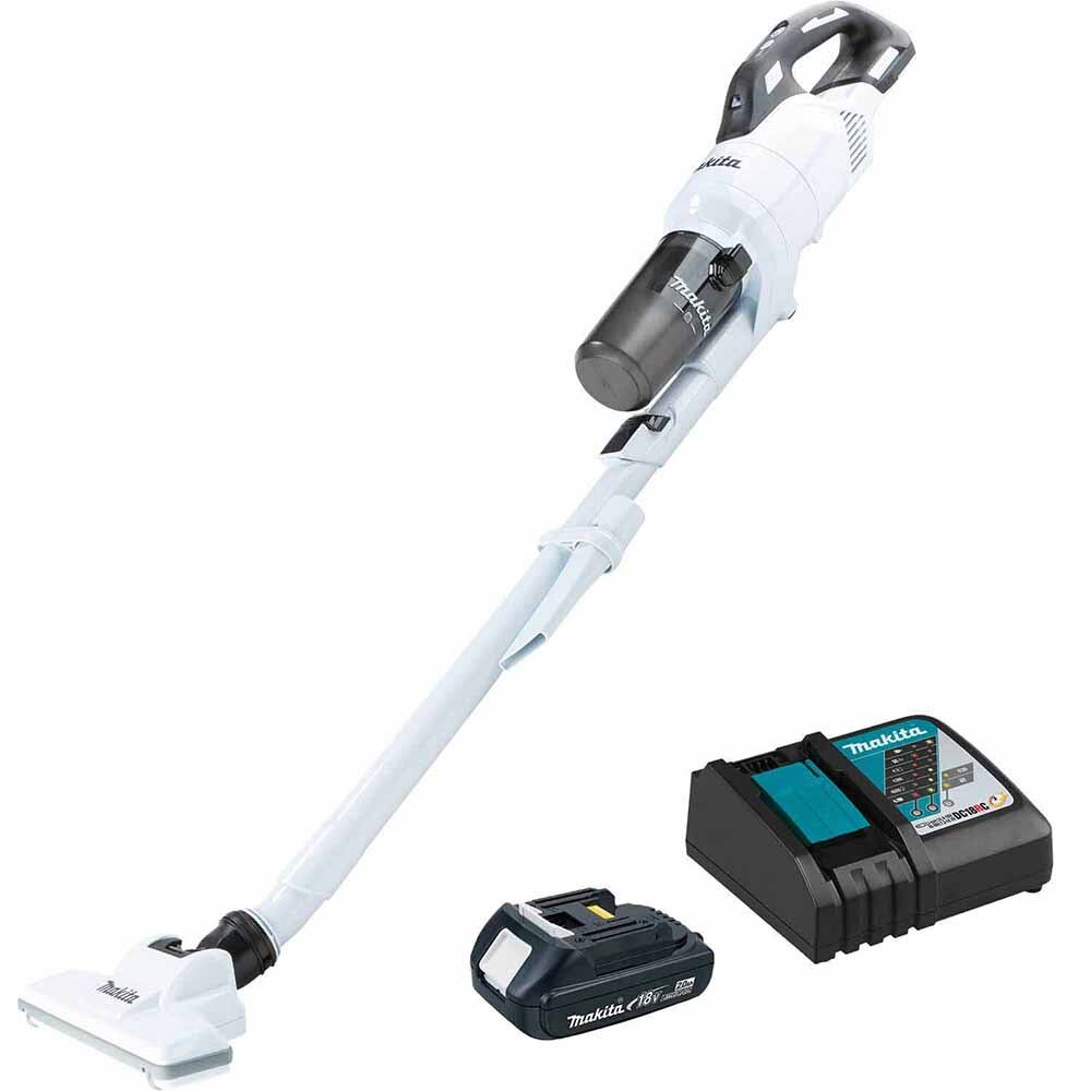 Sell your used Makita tools – Get cash for Makita XLC11R1W 18V LXT Lithium-ion Compact Brushless Cordless Cyclonic 4-Speed Stick Vacuum Kit (2.0Ah) at WeBuyTool.com
