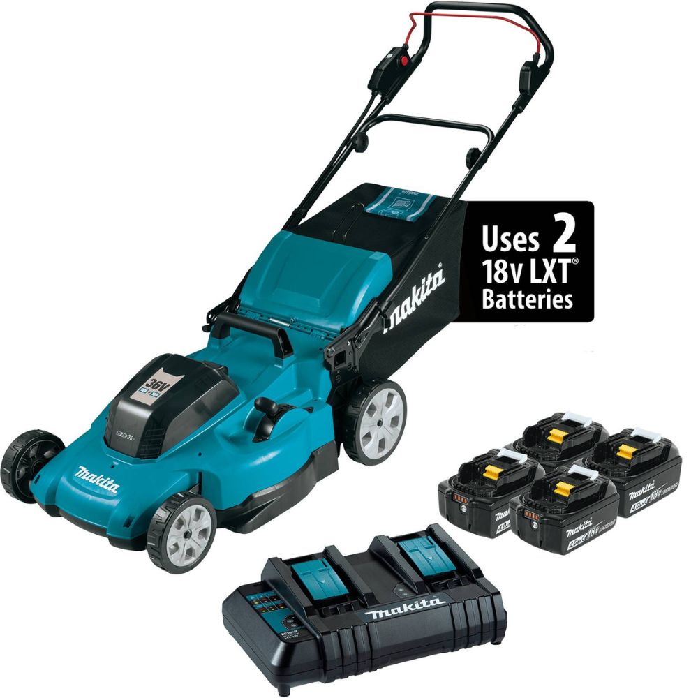Sell your used Makita tools – Get cash for Makita XML10CM1 36V (18V X2) LXT 21" Lawn Mower Kit with 4 Batteries (4.0Ah) at WeBuyTool.com