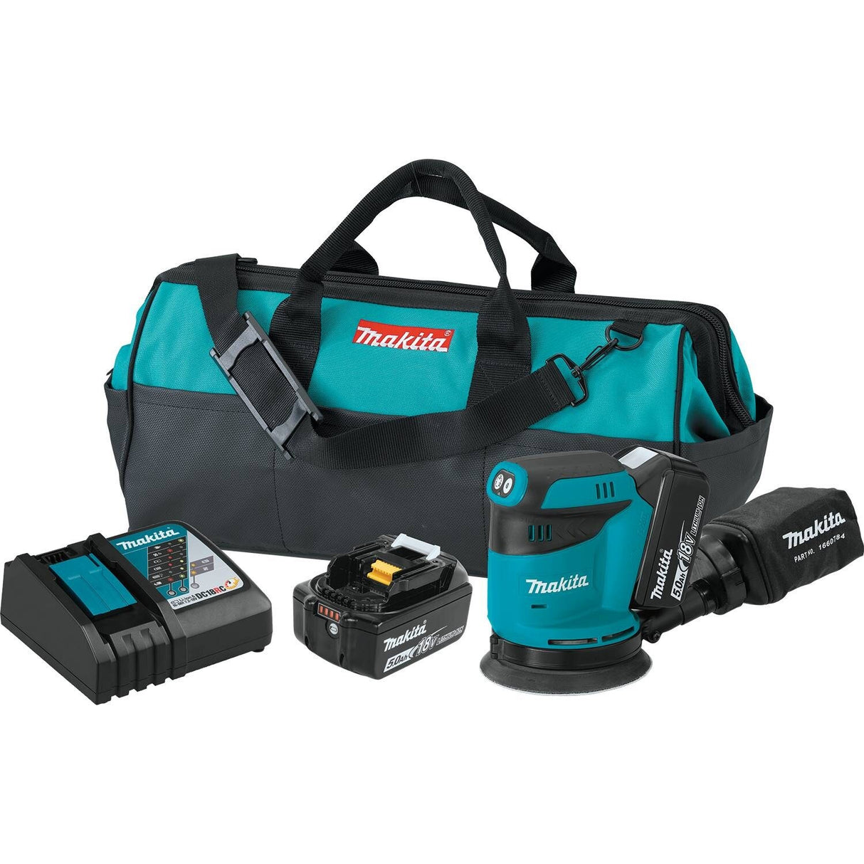 Sell your used Makita tools – Get cash for Makita XOB01T 18V LXT Li-Ion Cordless 5" Random Orbit Sander Kit, 5.0 Ah at WeBuyTool.com