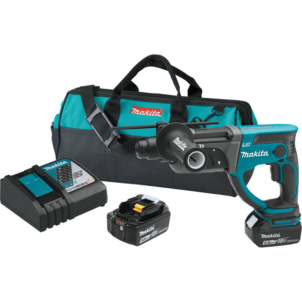 Sell your used Makita tools – Get cash for Makita XRH03T 18V LXT Li-Ion Cordless 7/8" Rotary Hammer Kit 5.0 Ah at WeBuyTool.com
