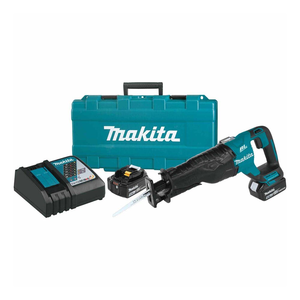 Sell your used Makita tools – Get cash for Makita XRJ05T 18V LXT Brushless Cordless Reciprocating Saw Kit 5.0Ah at WeBuyTool.com