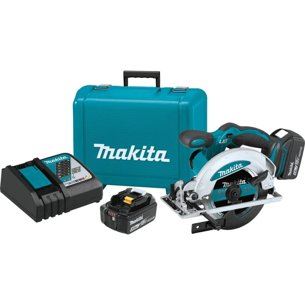 Sell your used Makita tools – Get cash for Makita XSS01T 18V LXT Lithium-Ion Cordless 6-1/2" Circular Saw Kit, blade left, L.E.D. Light, case (5.0Ah) at WeBuyTool.com