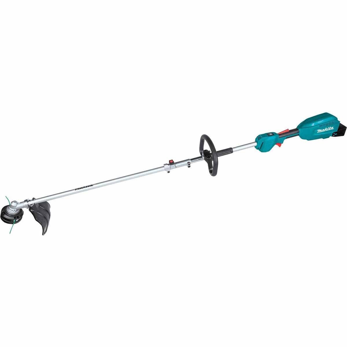 Sell your used Makita tools – Get cash for Makita XUX02ZX1 18V LXT® Lithium-Ion Brushless Cordless Couple Shaft Power Head Kit With 13" String Trimmer Attachment (Tool Only) at WeBuyTool.com