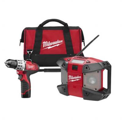 Sell your used Milwaukee tools – Get cash for Milwaukee 2492-22 M12 12V Drill and Radio Combo Kit at WeBuyTool.com