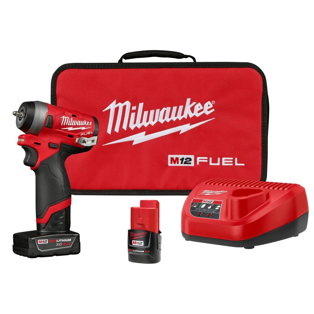 Sell your used Milwaukee tools – Get cash for Milwaukee 2552-22 M12 FUEL Stubby 1/4" Impact Wrench Kit at WeBuyTool.com
