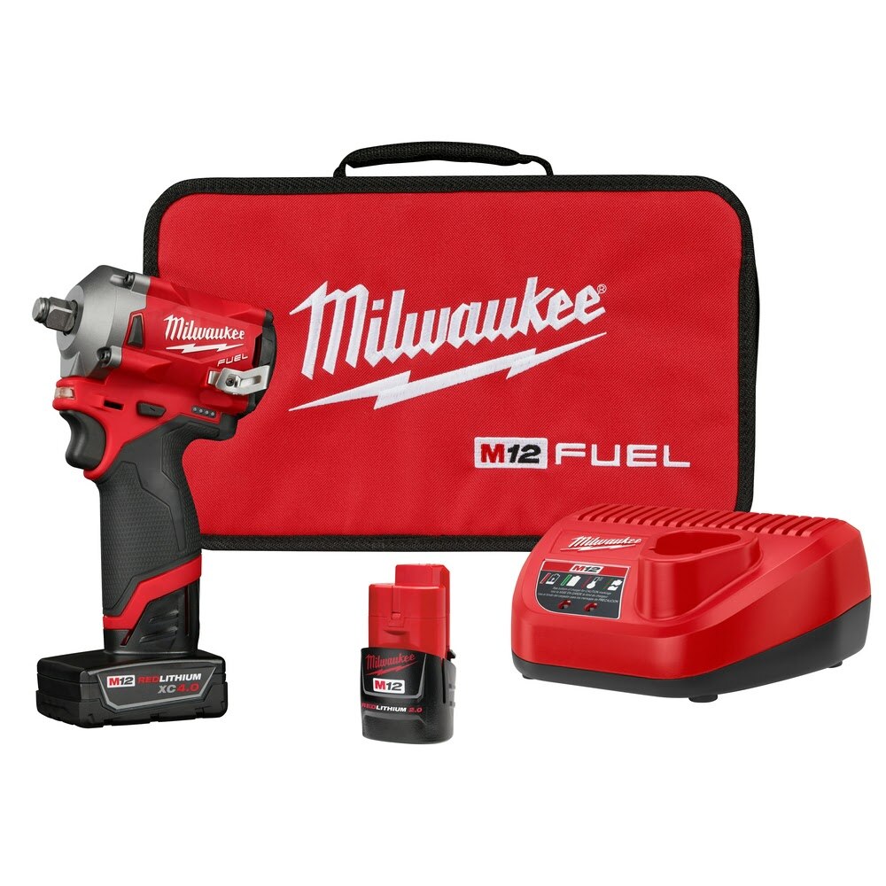 Sell your used Milwaukee tools – Get cash for Milwaukee 2555-22 M12 FUEL Stubby 1/2" Impact Wrench Kit at WeBuyTool.com