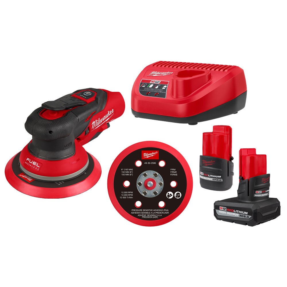Sell your used Milwaukee tools – Get cash for Milwaukee 2585-22CX M12 FUEL 6" Random Orbital Sander Kit (3/16") at WeBuyTool.com