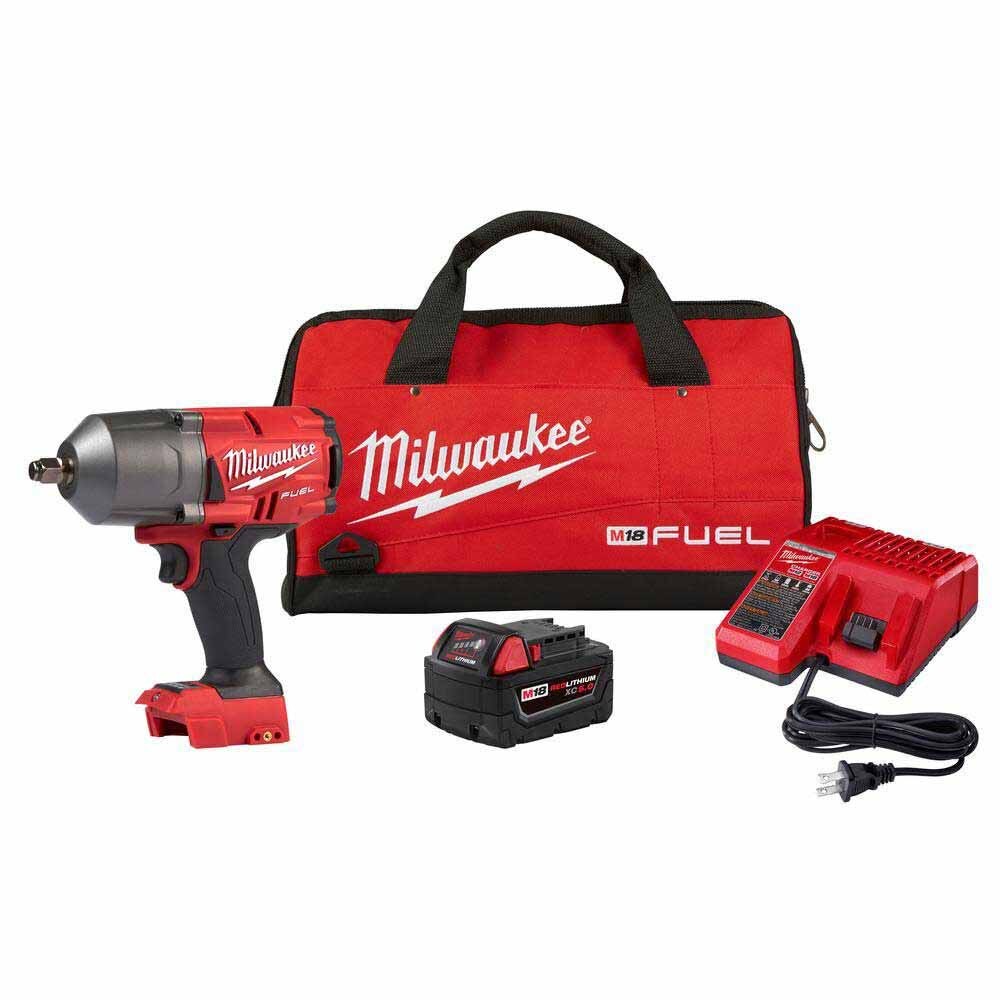 Sell your used Milwaukee tools – Get cash for Milwaukee 2767-21B M18 Fuel 1/2" High Torque Imapct Wrench Kit w/ Conctractor Bag at WeBuyTool.com