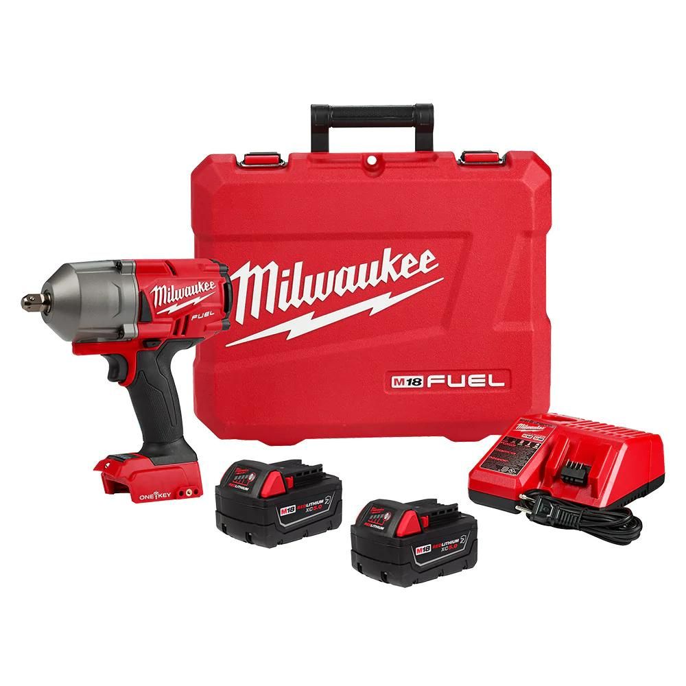 Sell your used Milwaukee tools – Get cash for Milwaukee 2862-22R M18 FUEL w/ ONE-KEY High Torque Impact Wrench 1/2" Pin Detent Kit at WeBuyTool.com