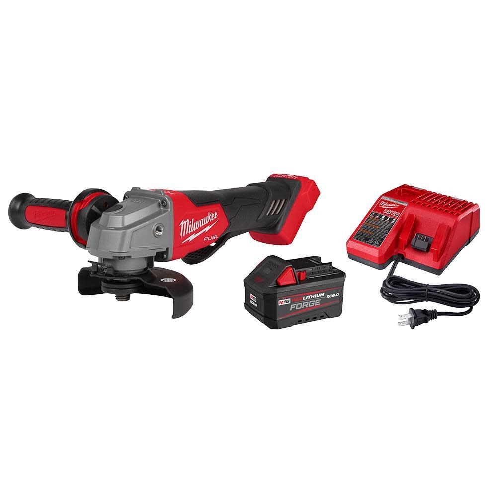 Sell your used Milwaukee tools – Get cash for Milwaukee 2880-21F M18 FUEL 4-1/2" / 5" Grinder Paddle Switch, No-Lock + Forge Kit at WeBuyTool.com