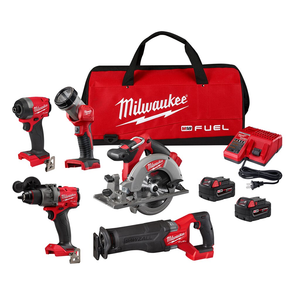 Sell your used Milwaukee tools – Get cash for Milwaukee 3697-25 M18 FUEL 5-Tool Combo Kit at WeBuyTool.com