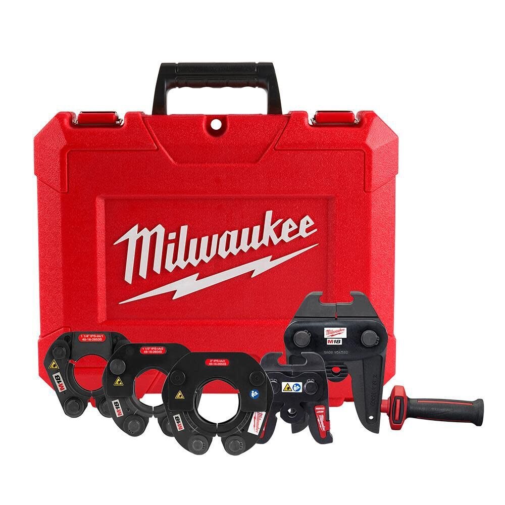 Sell your used Milwaukee tools – Get cash for Milwaukee 49-16-2691S 1-1/4"-2" IPS-IA Press Ring Kit for M18 FORCE LOGIC Long Throw Press Tool at WeBuyTool.com