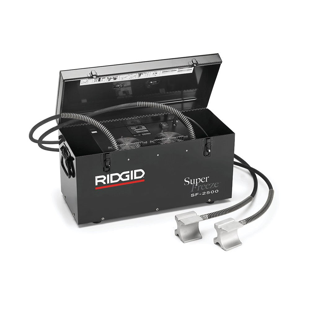 Sell your used Ridgid tools – Get cash for RIDGID 68967 Model SF-2500 Super Freeze - Pipe Freezing Kit - 115V: 1/2"-1" Steel Pipe, 1/2"-2 1/2" Copper Tube at WeBuyTool.com